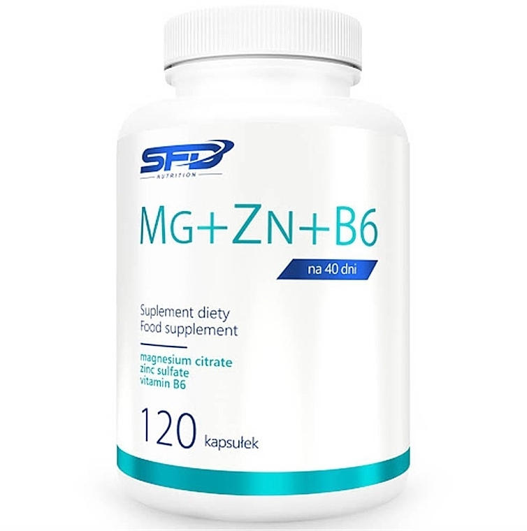 Suplement diety Mg + Zn + B6 - SFD Nutrition Mg + Zn + B6 — Zdjęcie N1