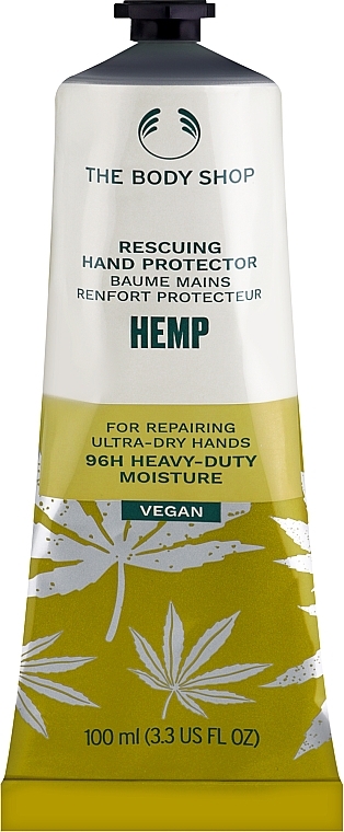 Ochronny krem do rąk z olejem z nasion konopi - The Body Shop Hemp — Zdjęcie N2