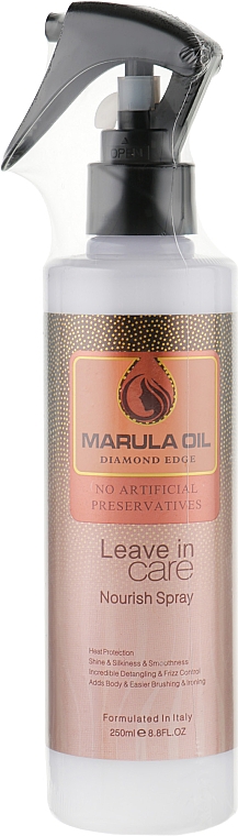 Olejek do włosów w sprayu z olejkiem marula - Clever Hair Cosmetics Marula Oil