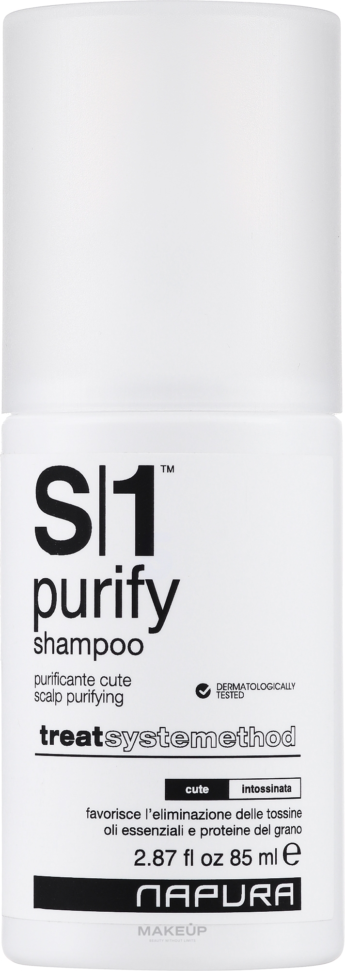 PREZENT! Szampon normalizująco-oczyszczający - Napura S1 Purify Shampoo — Zdjęcie 85 ml