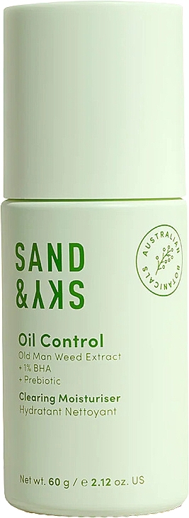 Krem do twarzy - Sand & Sky Oil Control Clearing Moisturiser — Zdjęcie N1