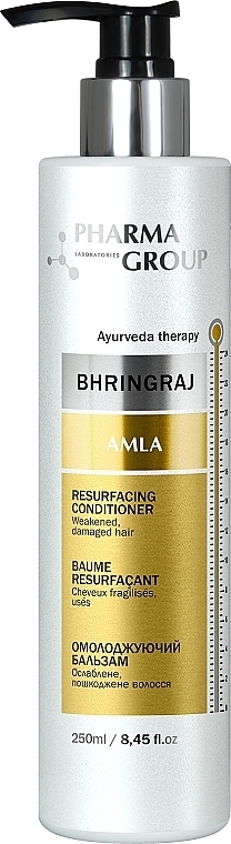 Balsam odmładzający do włosów - Pharma Group Laboratories Bhringraj + Amla Resurfacing Conditioner — Zdjęcie N1
