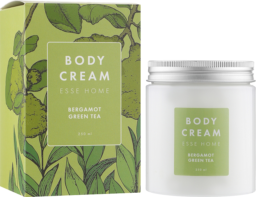 Krem do ciała z bergamotką i zieloną herbatą - Esse Home Body Cream Bergamot Green Tea — Zdjęcie N2