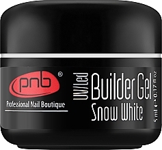 Kup Jednofazowy żel budujący do paznokci, Snow white - PNB UV/LED Builder Gel Cover Snow White