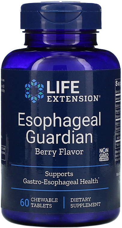 Suplement diety wspomagający układ żołądkowo-przełykowy - Life Extension Esophageal Guardian Berry Flavor — Zdjęcie N1