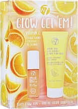 PRZECENA! Zestaw - W7 Glow Get 'Em Vitamin C Gift Set (f/ser/30 ml + f/peeling/120 ml) * — Zdjęcie N3