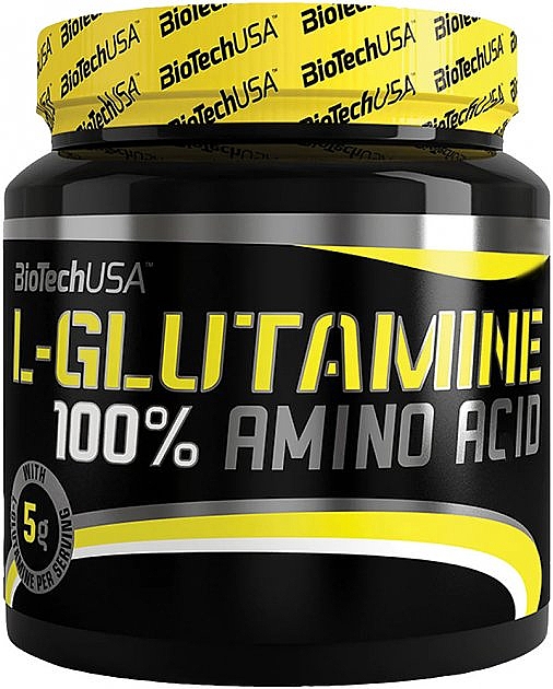 Suplement diety L-Glutamina - BioTechUSA 100% L-Glutamine — Zdjęcie N1