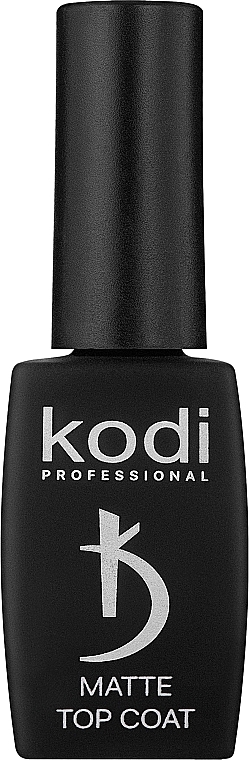 Matowy top coat do lakieru żelowego Art, 8 ml - Kodi Professional Matte Top Coat — Zdjęcie N1