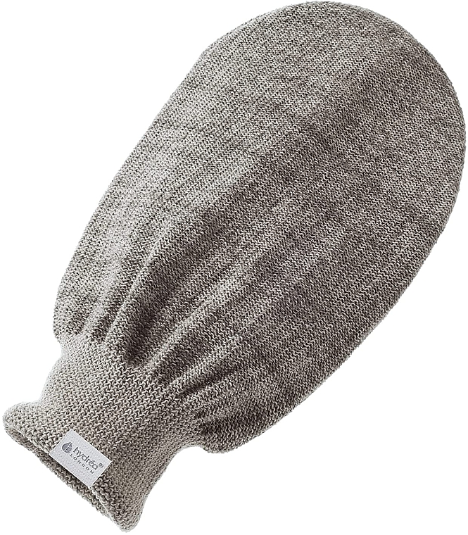 Lniana rękawica do kąpieli - Hydrea London Hamam Linen Spa Mitt Medium Texture — Zdjęcie N1