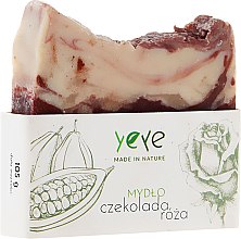 Naturalne mydło w kostce Czekolada i róża - Yeye — Zdjęcie N1