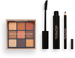 Zestaw, 3 produkty - Makeup Revolution Into The Bronze Eye Set Gift Set — Zdjęcie N3