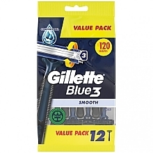 Zestaw jednorazowych maszynek do golenia, 12 szt. - Gillette Blue 3 Disposable Razors — Zdjęcie N1