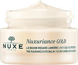 Rozświetlający balsam pod oczy - Nuxe Nuxuriance GOLD Radiance Eye Balm — Zdjęcie N6