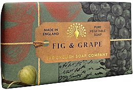 Mydło w kostce Figa i winogrono - The English Anniversary Fig and Grape Soap — Zdjęcie N1