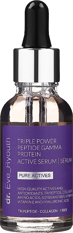 Aktywne serum z białkiem i peptydami - Dr. Eve_Ryouth Triple Power Peptide Gamma Protein Active Serum  — Zdjęcie N1