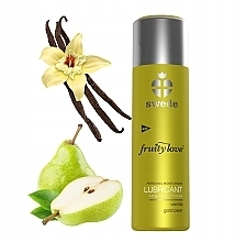 Lubrykant Wanilia i gruszka - Swede Fruity Love Lubricant Vanilla Gold Pear — Zdjęcie N2