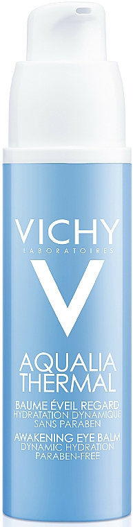 Nawilżający balsam zmniejszający obrzęk okolic oczu - Vichy Aqualia Thermal Awakening Eye Balm