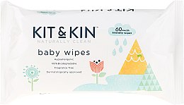 Kup Biodegradowalne chusteczki bez zapachu dla dzieci - Kit & Kin