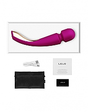 Masażer intymny, fuksjowy - Lelo Smart Wand 2 Large Deep Rose Massager Vibrator — Zdjęcie N3