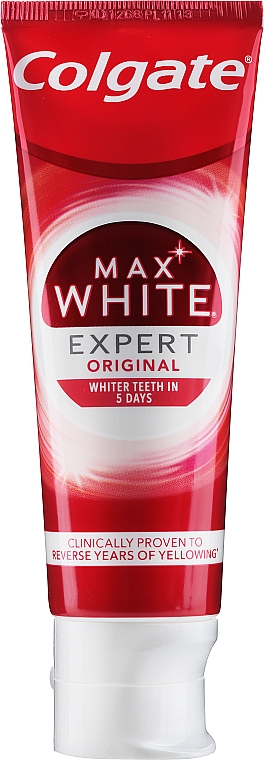 Pasta do zębów z profesjonalnym składnikiem wybielającym - Colgate Max White Expert Original — Zdjęcie N14