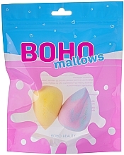 Zestaw gąbek do makijażu - Boho Beauty Bohomallows Pink Sugar + Lemon (sponge/2pcs) — Zdjęcie N1