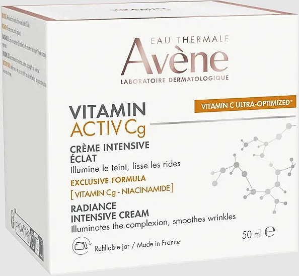 Intensywny krem do twarzy - Avene Eau Thermale Vitamin Activ Cg Radiance Intensive Cream — Zdjęcie N2