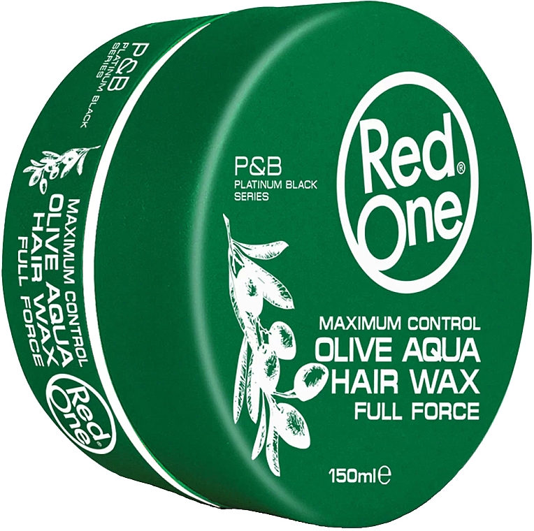 Aqua wosk do ultra mocnego utrwalenia włosów - RedOne Olive Aqua Hair Wax — Zdjęcie N1