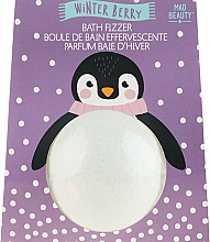 Kup Musująca kula do kąpieli - Mad Beauty Winter Berry I Love Christmas Bath Fizzer Penguin