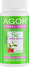 Kup Peelingująca maska do cery tłustej - Agor Herbal Clean