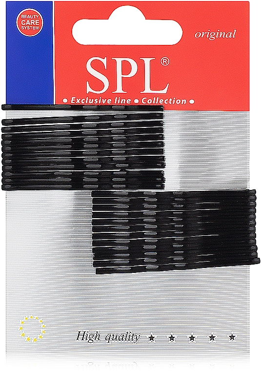 Szpilki do włosów frezowane, 50 mm, czarne - SPL