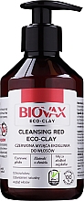 Kup Czerwona myjąca ekoglinka do włosów - Biovax Eco-clay