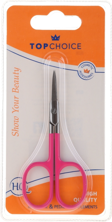 Nożyczki do skórek 77661, różowe - Top Choice Colours — Zdjęcie N1