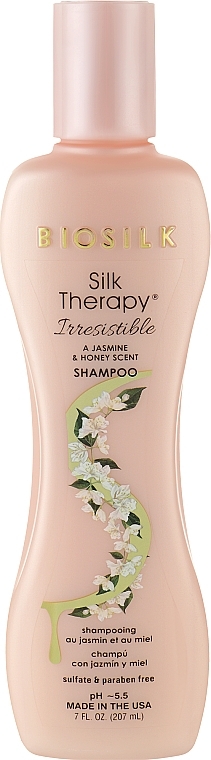 Szampon Silk Therapy o zapachu jaśminu i miodu - Biosilk Silk Therapy Irresistible Shampoo — Zdjęcie N1