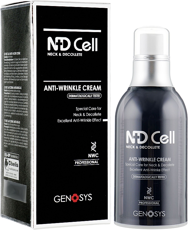 Krem przeciwzmarszczkowy na szyję i dekolt - Genosys ND Cell Anti-Wrinkle Cream (NWC) — Zdjęcie N1