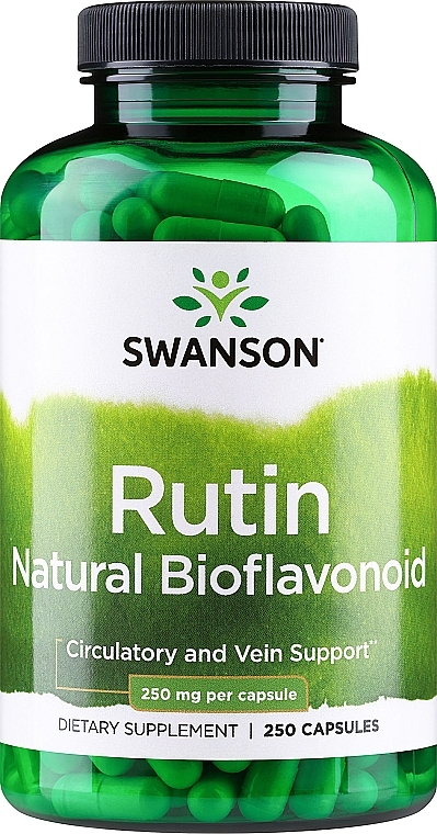 Suplement diety Rutyna 250mg, 250 szt. - Swanson Rutin — Zdjęcie N1