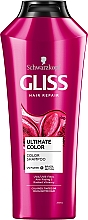 Kup Szampon Ochrona koloru i połysk do włosów farbowanych i z pasemkami - Gliss Kur Ultimate Color Shampoo