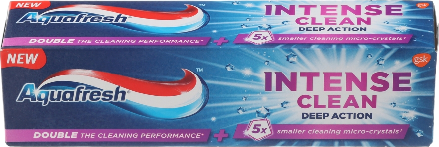 Intensywnie oczyszczająca pasta do zębów - Aquafresh Intense Clean Deep Action Toothpaste — Zdjęcie N1