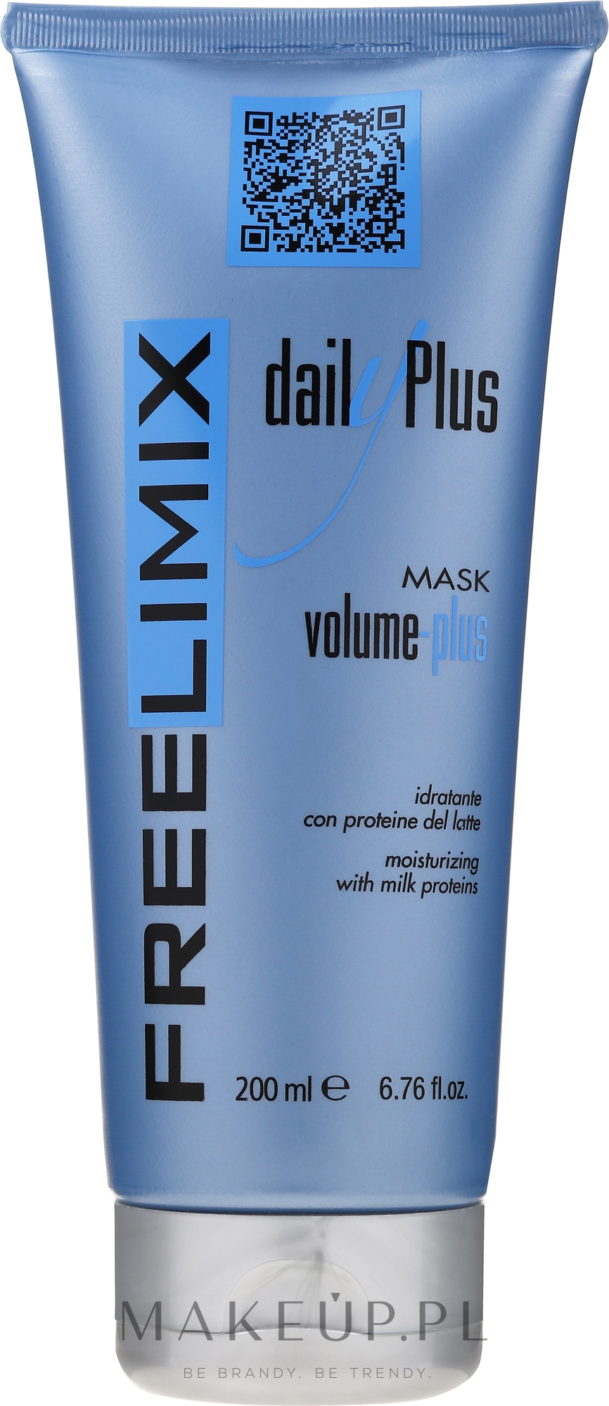 Nawilżająca maska do włosów z proteinami mleka - Freelimix Daily Plus Volume-Plus — Zdjęcie 200 ml