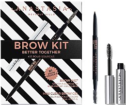 Zestaw do makijażu oka - Anastasia Beverly Hills Better Together Brow Kit Medium Brown (pencil/0.08g + gel/2.5g) — Zdjęcie N2