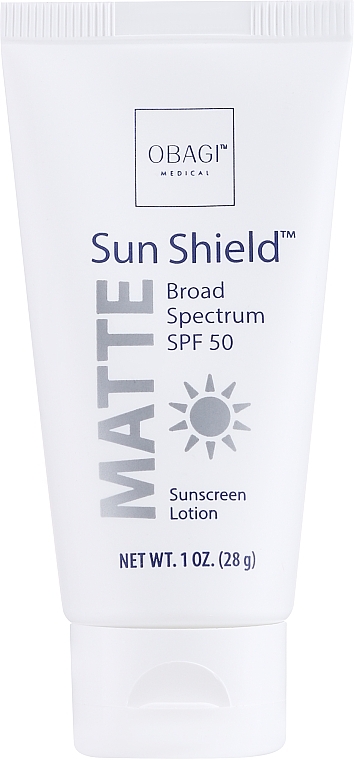 Matujący filtr przeciwsłoneczny SPF50 - Obagi Sun Shield Matte Broad Spectrum SPF 50 Travel Size — Zdjęcie N1