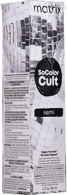 PRZECENA! Semi-permanentna farba do koloryzacji włosów - Matrix Socolor Cult Semi-Permanent Haircolor * — Zdjęcie N1