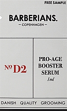 Serum do twarzy - Barberians. Copenhagen Pro-age Booster Serum №D2 (próbka) — Zdjęcie N1