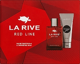 La Rive Red Line - Zestaw (edt 90 ml + sh/gel 100 ml) — Zdjęcie N1
