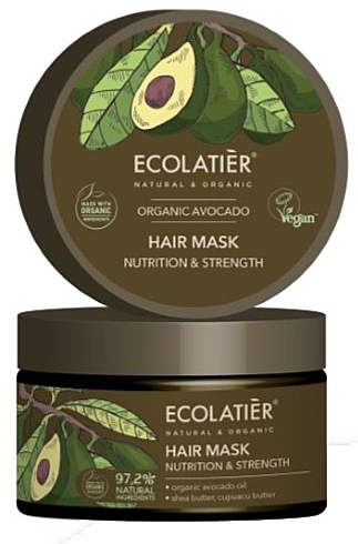 Maska do włosów Odżywienie i siła - Ecolatier Organic Avocado Hair Mask — Zdjęcie N1