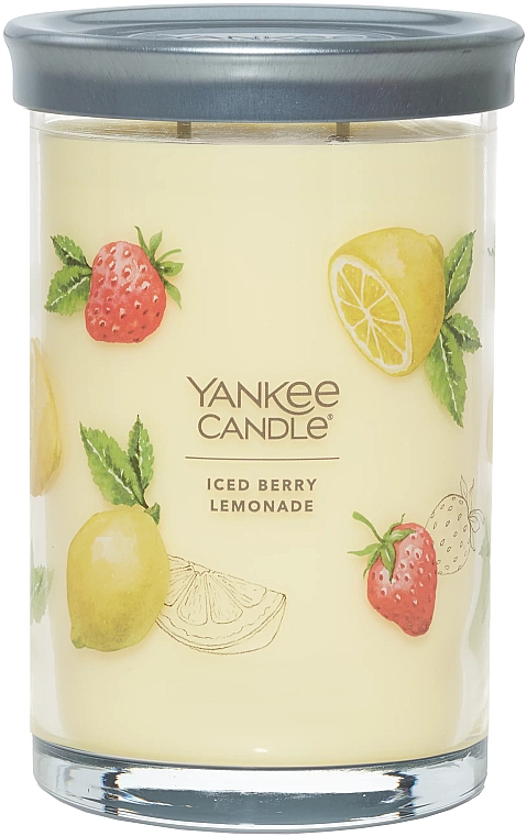 Świeca zapachowa na podstawce Ice Berry Lemonade, 2 knoty - Yankee Candle Iced Berry Lemonade Tumbler — Zdjęcie N1