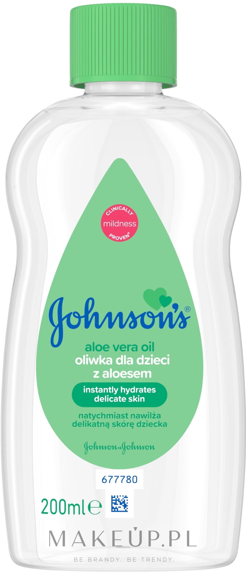 Aloesowa oliwka dla dzieci - Johnson’s® Baby — Zdjęcie 200 ml