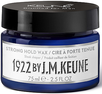 Mocno utrwalający wosk do stylizacji męskich włosów - Keune 1922 Strong Hold Wax For Men — Zdjęcie N1