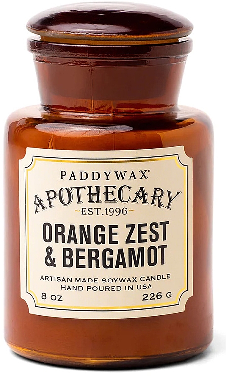 Paddywax Apothecary Orange Zest & Bergamot - Świeca zapachowa — Zdjęcie N1