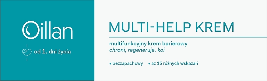 Multifunkcyjny krem barierowy od 1. dnia życia - Oillan Multi-Help — Zdjęcie N1