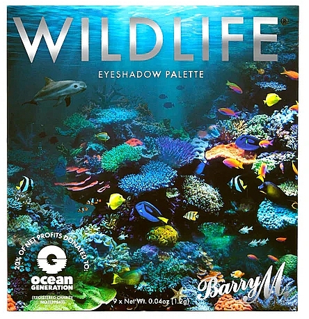 Paleta cieni do powiek - Barry M Wildlife Ocean Eyeshadow Charity Palette — Zdjęcie N2